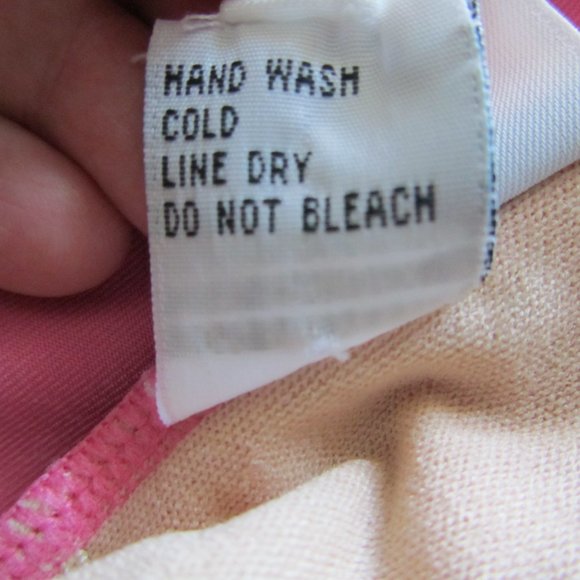 New Women’s Girl’s Sun Streak by Newport News Pink Swim Beach Ware top size 8 - Picture 9 of 11